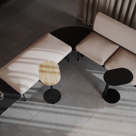 Déclinaison de tables ovales en plusieurs coloris - Ovall