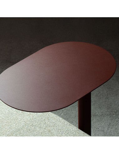 Détail du plateau ovale finition texturée - Ovall