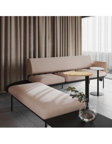 Table d’appoint 60 cm avec plateau bois chêne - Ovall