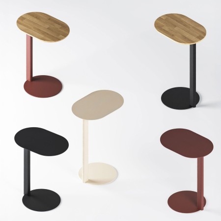 Déclinaison de tables ovales en plusieurs coloris - Ovall