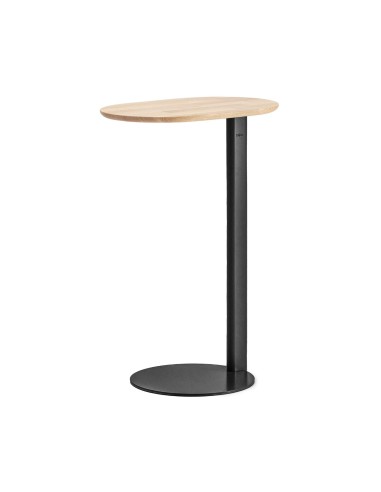 Table d’appoint ovale plateau bois et pied métal - Ovall