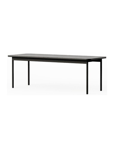Table basse rectangulaire noir mat design - Fora