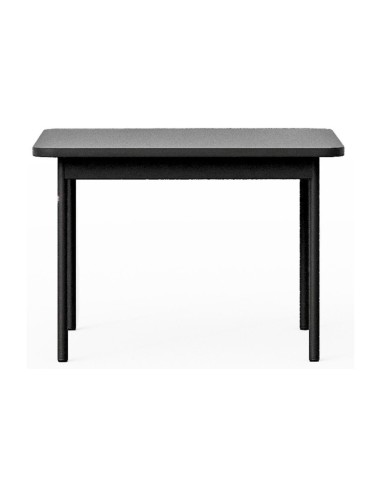 Table basse rectangulaire finition noire moderne - Fora