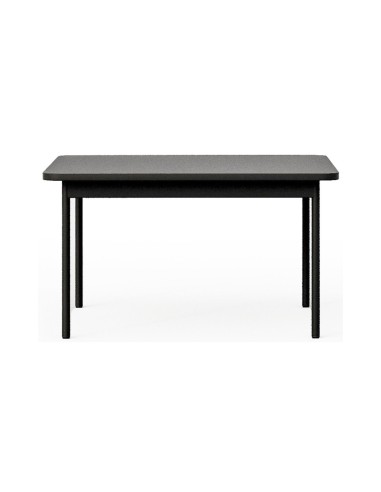 Table basse rectangulaire finition noire moderne - Fora