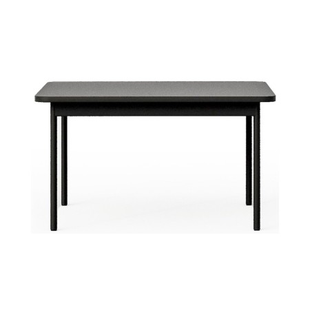 Table basse rectangulaire finition noire moderne - Fora