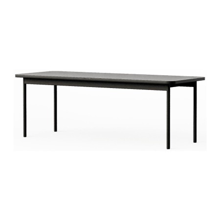 Table basse rectangulaire noir mat design - Fora