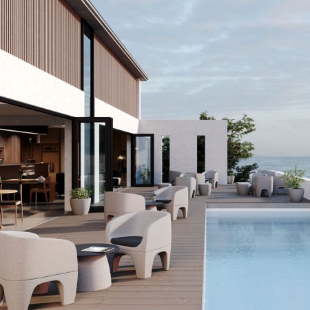 Mobilier extérieur autour de piscine design - Gummy bear