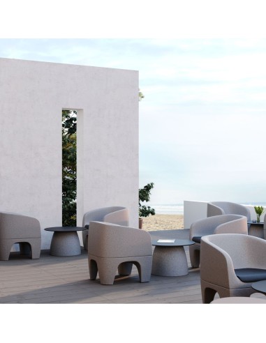 Table basse extérieure dans patio design - Gummy bear