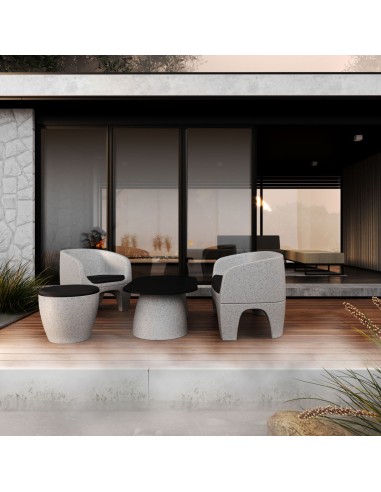 Table basse outdoor en terrasse couverte - Gummy bear