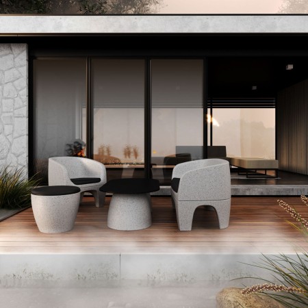 Table basse outdoor en terrasse couverte - Gummy bear