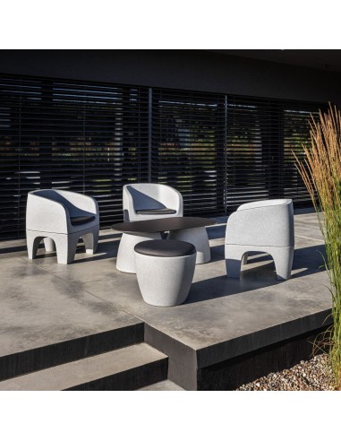 Tabouret bas extérieur convertible pot de fleur - Gummy Bear