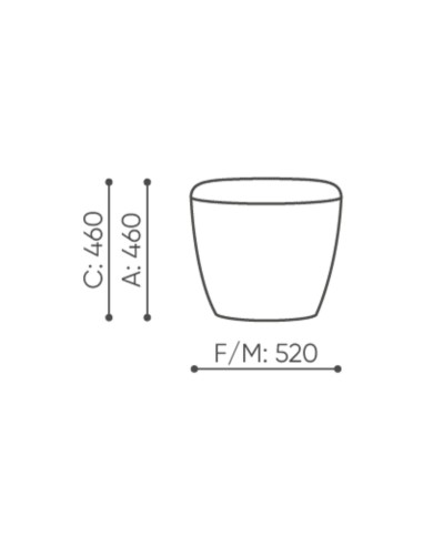 Tabouret bas extérieur convertible pot de fleur - Gummy Bear