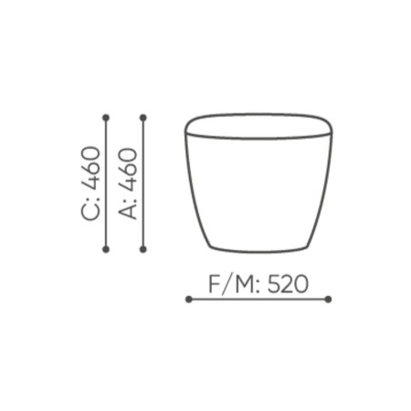 Tabouret bas extérieur convertible pot de fleur - Gummy Bear
