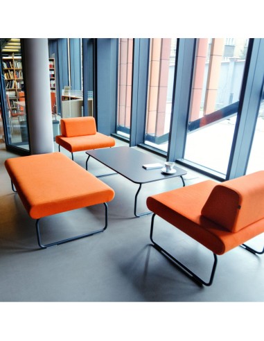 Table basse rectangulaire design pour bureau - Legvan