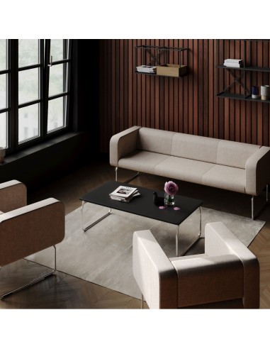 Table basse rectangulaire design pour bureau - Legvan