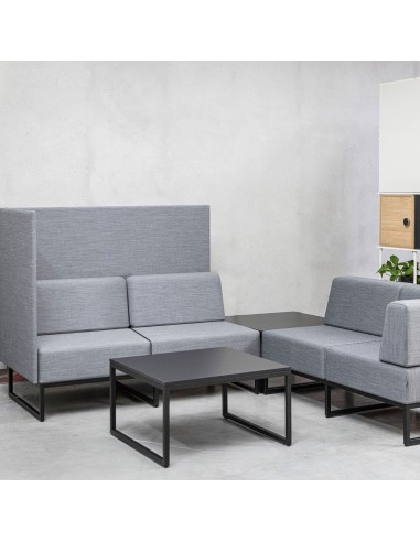 Table basse carrée en composition avec modules - Plint