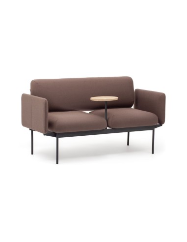 Banquette Fora Care avec tablette intégrée, piètement métal noir – Fora Care