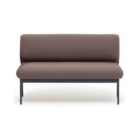 Canapé Fora Care deux places sans accoudoirs, tissu brun – Fora Care