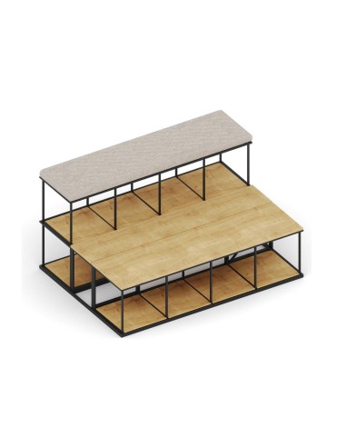 Gradins modulaires Saar Steps SM STEPS 4