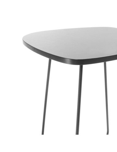 Détail du plateau organique et pieds métal - Tables:coffee