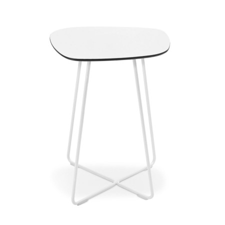 Table basse design plateau triangulaire arrondi - Tables:coffee