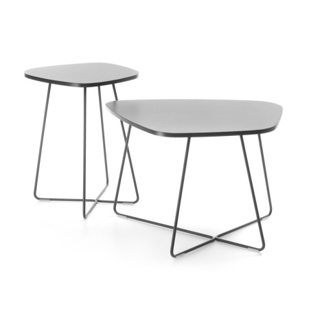 Tables basses gigognes piètement filaire - Tables:coffee