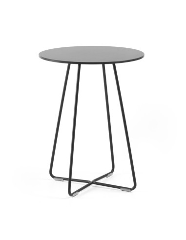 Table basse ronde design piètement filaire - Tables:coffee