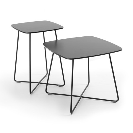Table basse carrée design plateau compact - Tables:coffee 2
