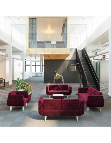 Pouf rectangulaire design en espace lounge moderne - U_floe