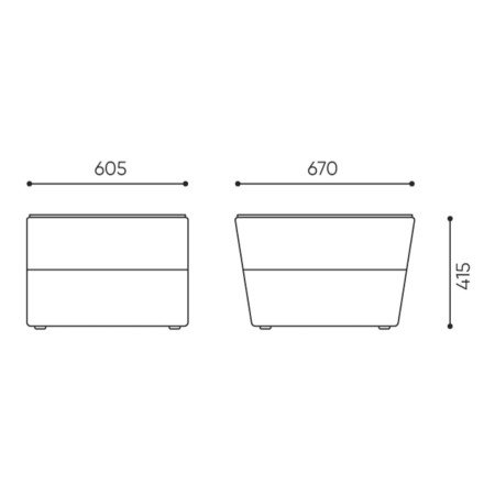 Dimensions pouf rectangulaire - U_floe