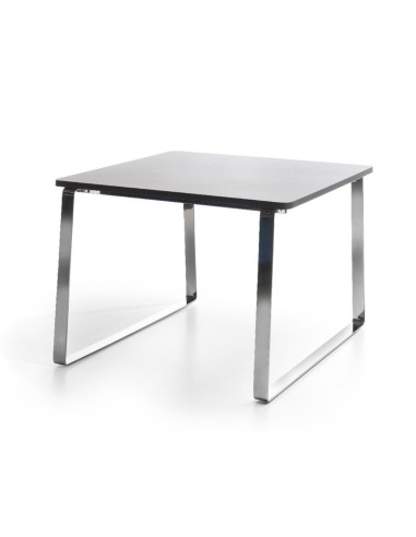 Table basse rectangulaire design plateau sombre - Voo_voo