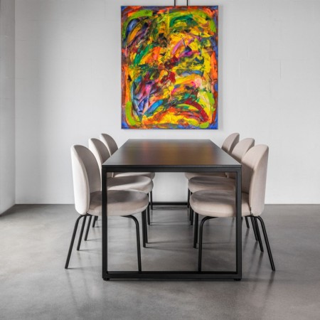 Table de réunion rectangulaire en salle moderne - Orte