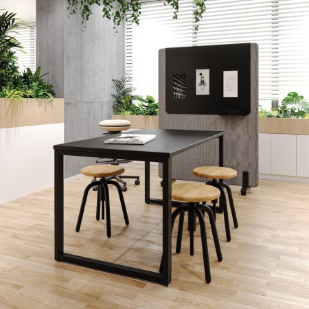 Table haute rectangulaire pour espace collaboratif - Orte