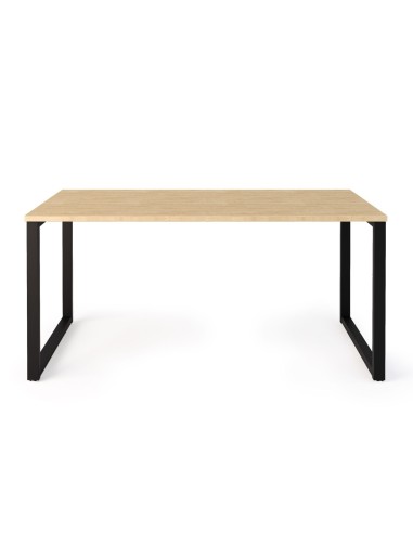 Table rectangulaire plateau bois et structure métal - Orte
