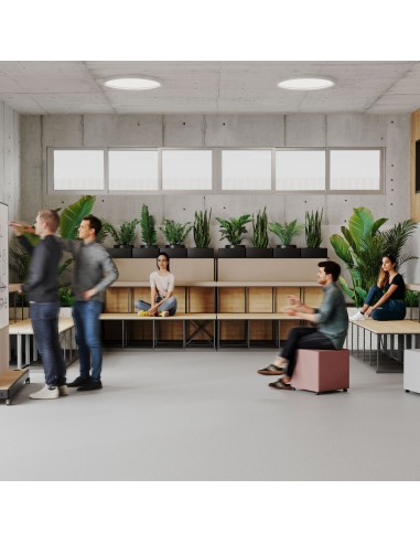 Module auditorium compact pour médiathèque et espace collaboratif gradins Saar