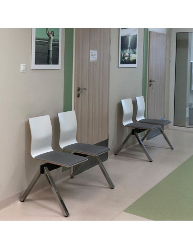 Banc professionnel pour salle d’attente santé et administration Orte sur poutre