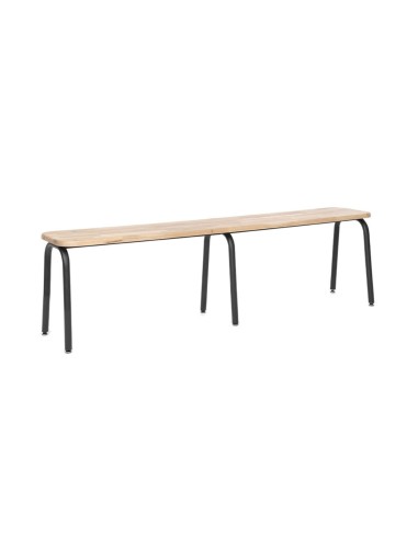 Banc Spin SNR LO 18L design industriel bois et acier