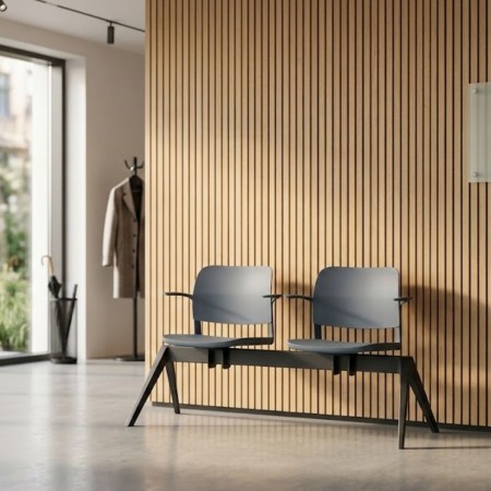 Banc 2 places Volo VO 222 salle d’attente santé 2