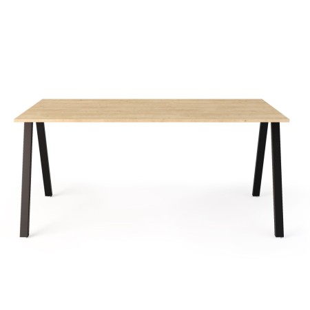 Table rectangulaire plateau bois et pieds métal - Orte