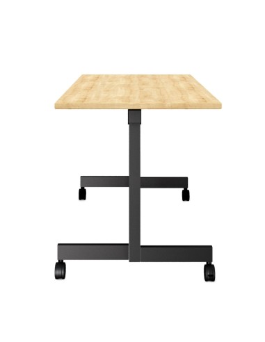 Table haute mobile plateau bois - Orte