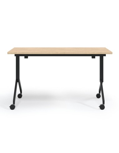 Table mobile plateau bois et structure métal - Orte