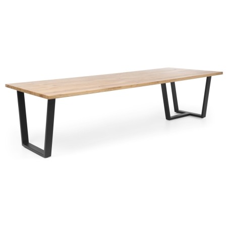 Table de conférence plateau bois et pieds métal - Tables:conference