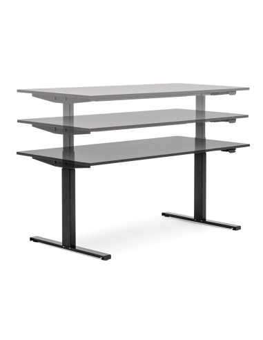 Structure bureau réglable en hauteur modulable - Tables:hr