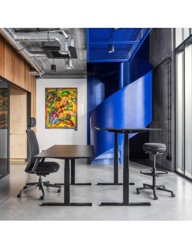 Bureau réglable en open space moderne - Tables:hr