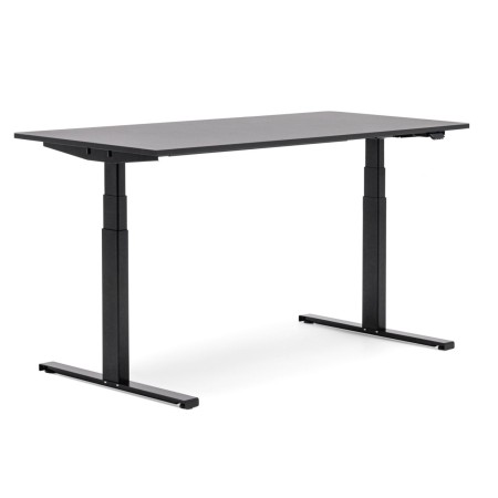 Bureau réglable en hauteur double pied métal - Tables:hr