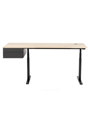 Bureau individuel avec caisson suspendu - Tables:hr