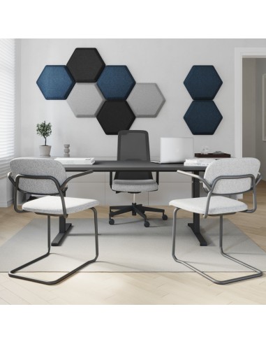 Bureau réglable en hauteur en salle de réunion - Tables:hr