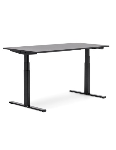 Bureau réglable en hauteur double pied métal - Tables:hr