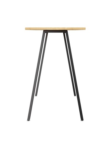 Table haute avec piètement métal incliné - Orte