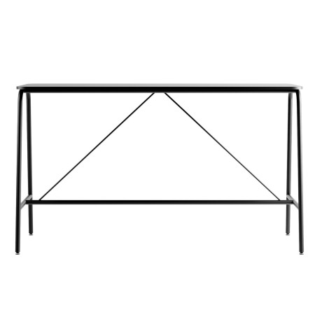 Table rectangulaire structure métal minimaliste - Spin